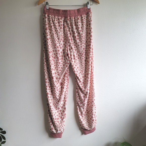 L*Space, Skyler‎  Sweatpants/Joggers, Cream/Pink Star Print, Size Small - NWT - Picture 6 of 9